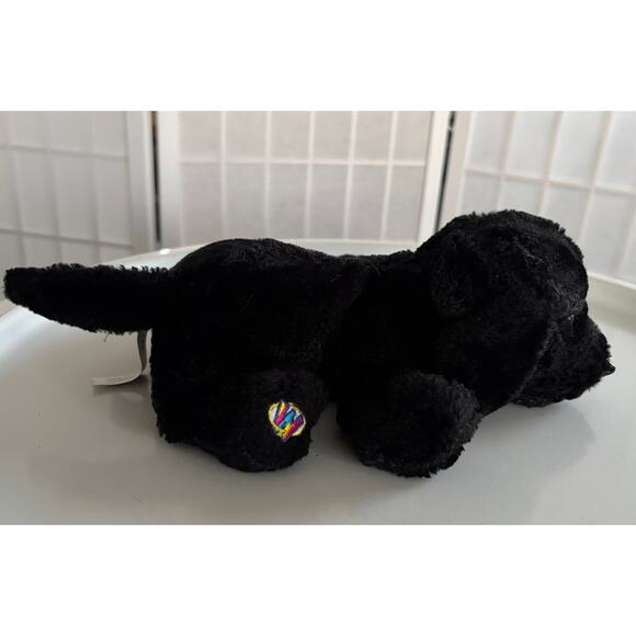 Ganz Webkinz Black Lab Plush Stuffed Animal Toy Dog Puppy EUC - Picture 2 of 9